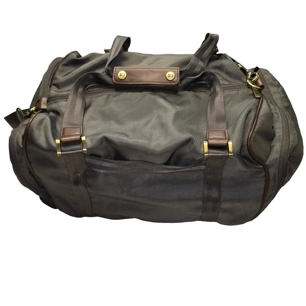 Cutter & Buck Bainbridge Traveler‎ Leather Handle Duffel Bag 20” Green